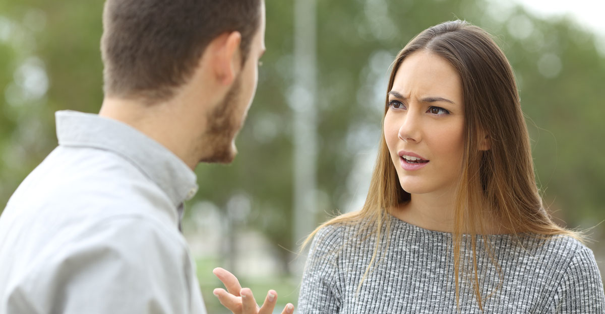 arguing couple