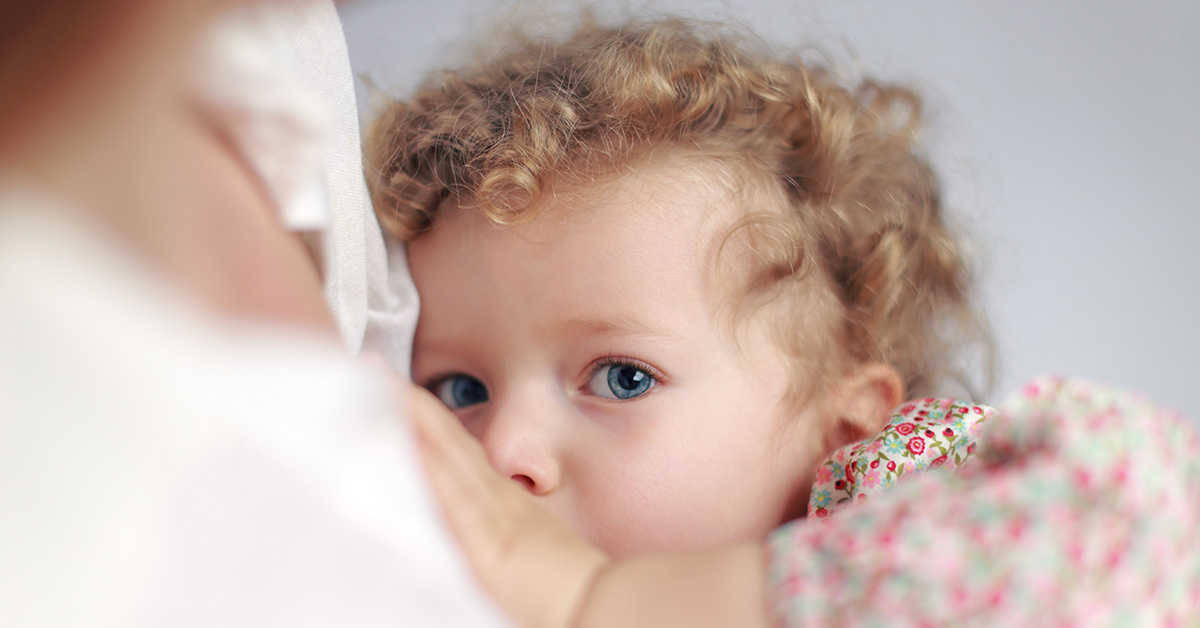 child breastfeeding