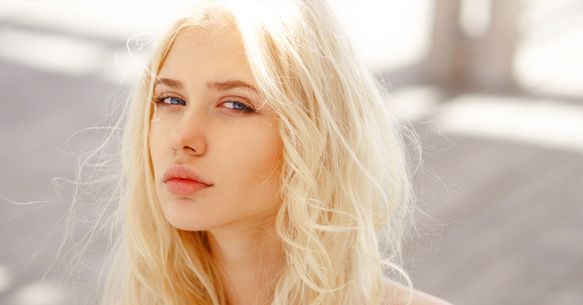 blond woman