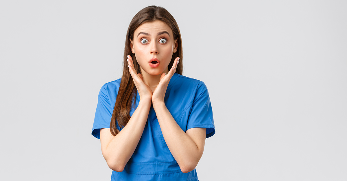 surprised woman