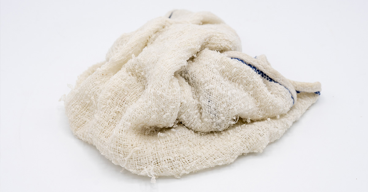 white towel