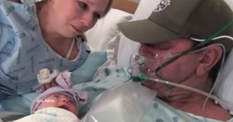 dying husband and newborn baby