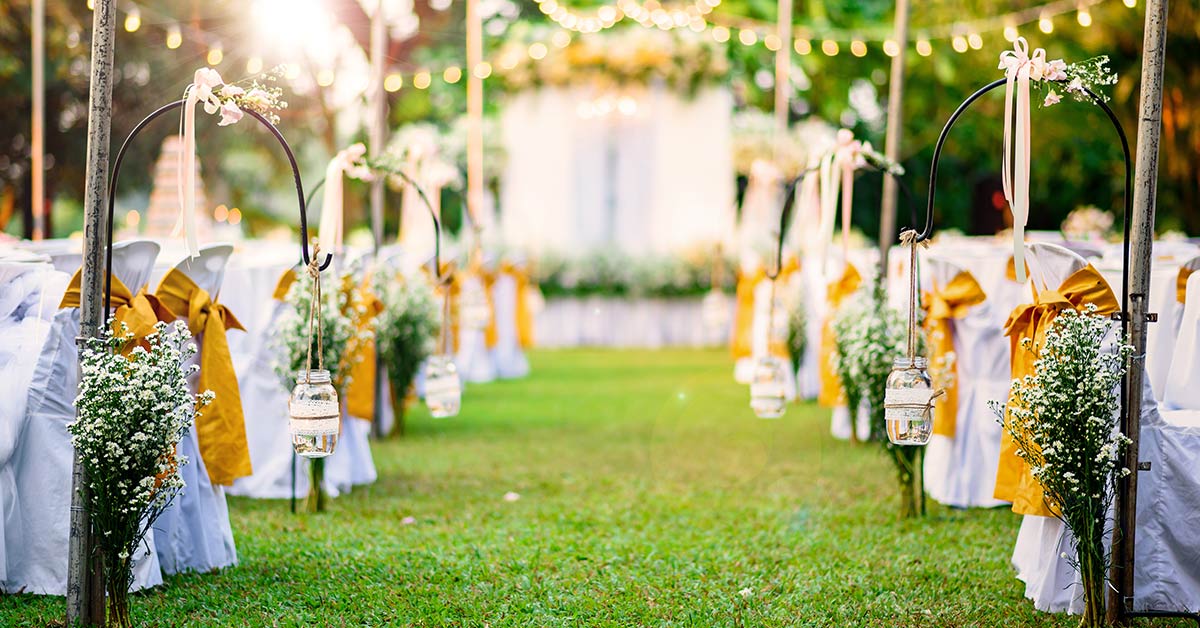outdoor wedding
