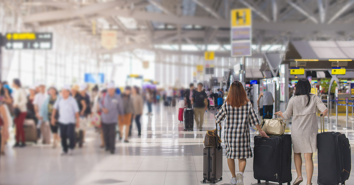 busy airport