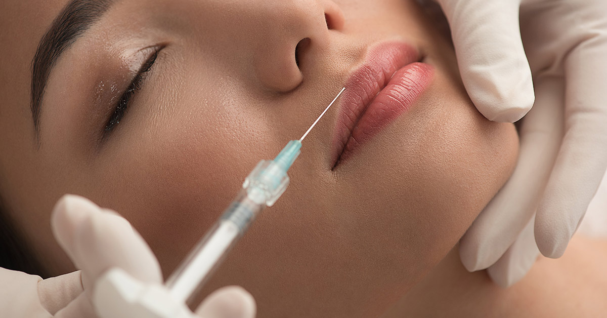 women receiving botox injection