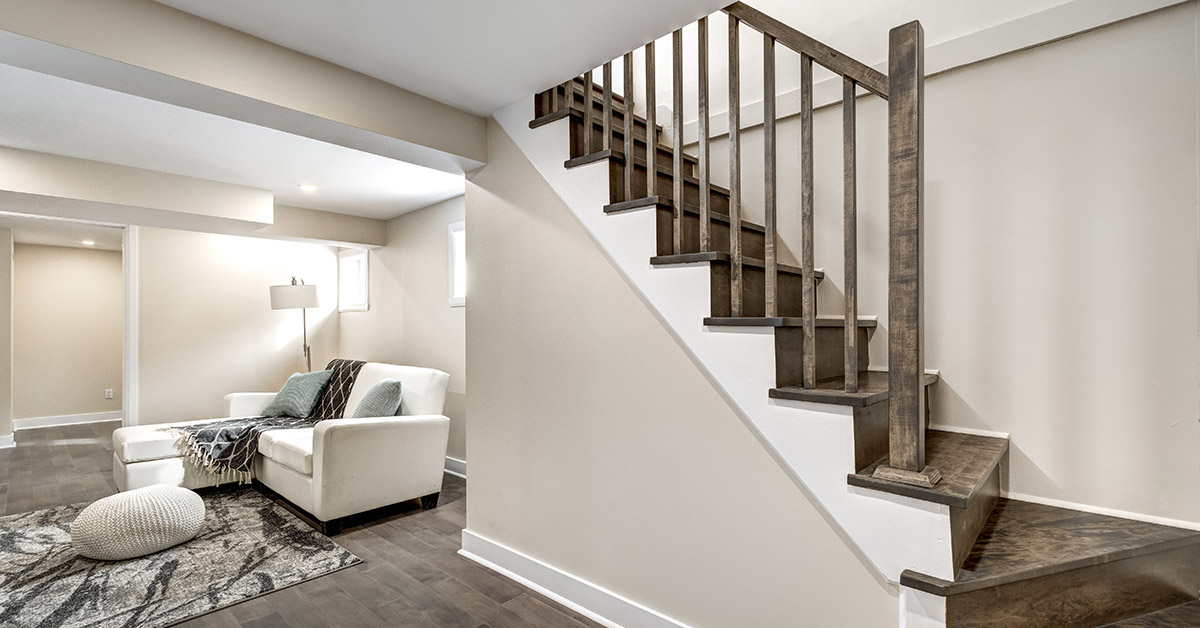 stairs leading to a basement