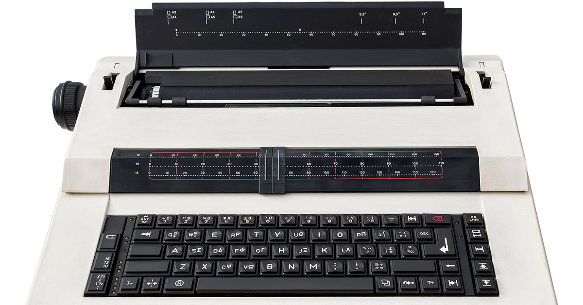 typewriter