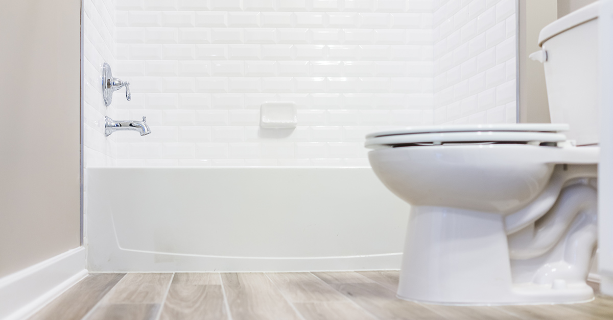 bathtub and toilet
