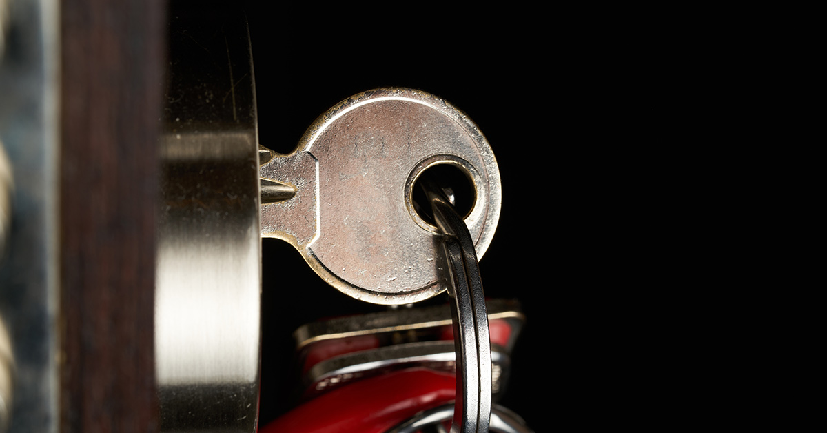key in lock