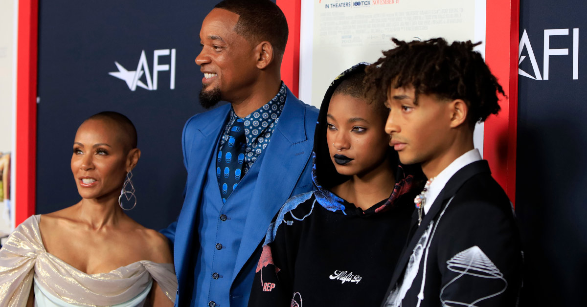 Jada, Will Smith, Willow and Jaden Smith