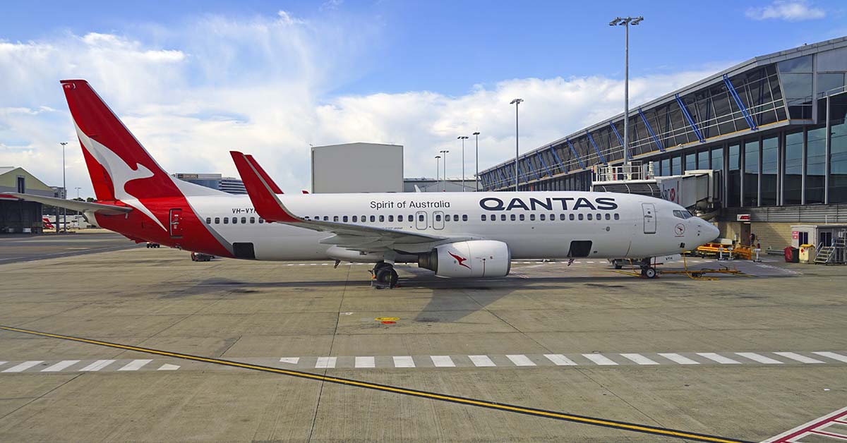 Qantas jet