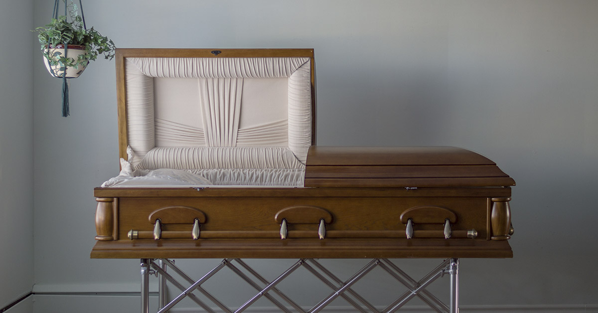 open casket