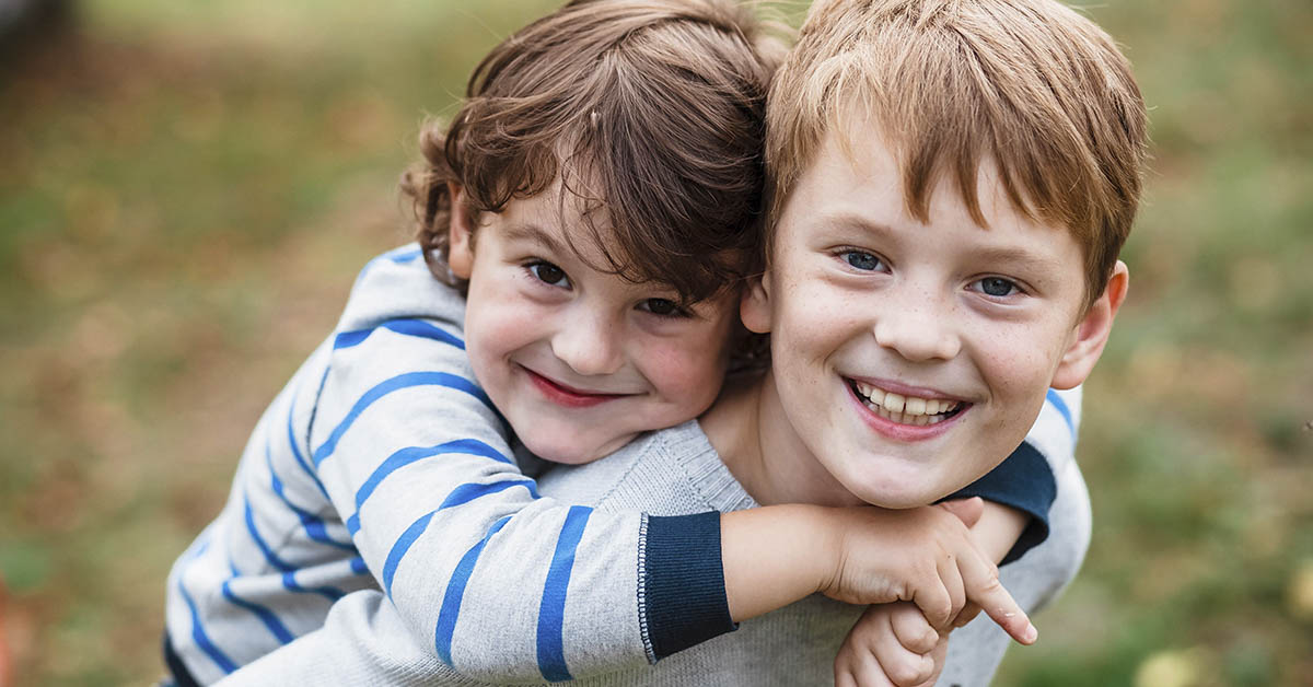two child brothers