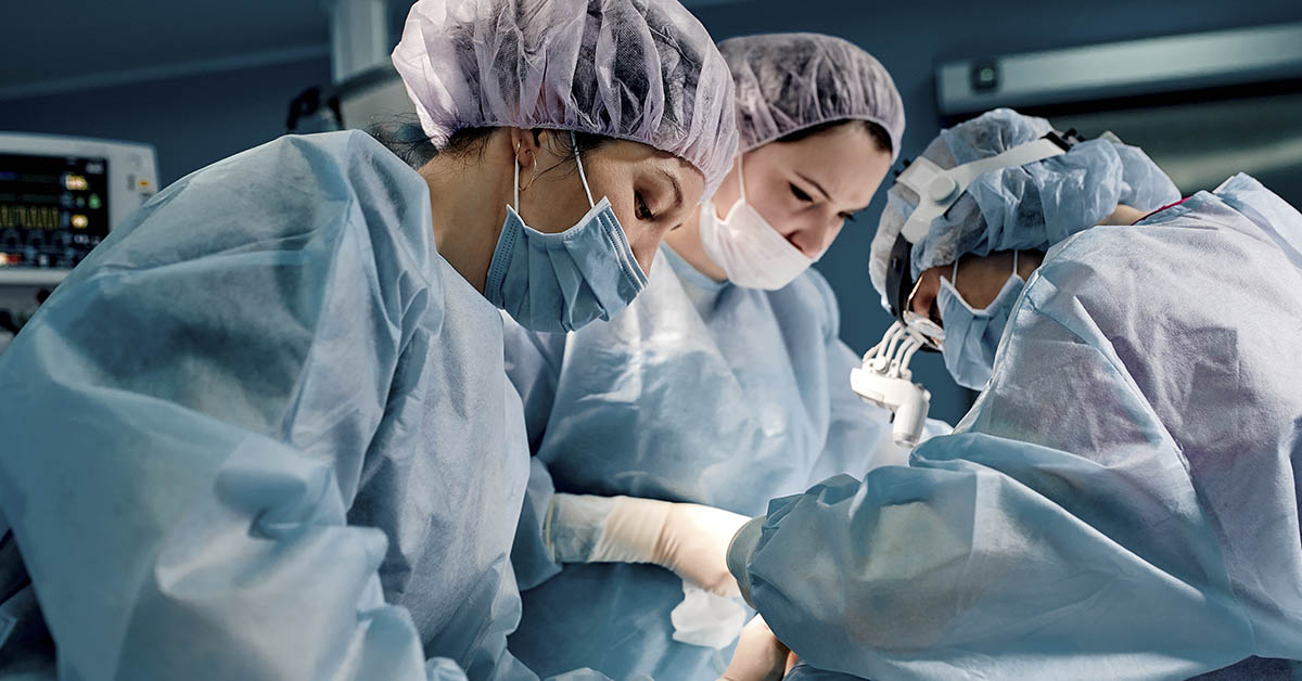 surgeons operating