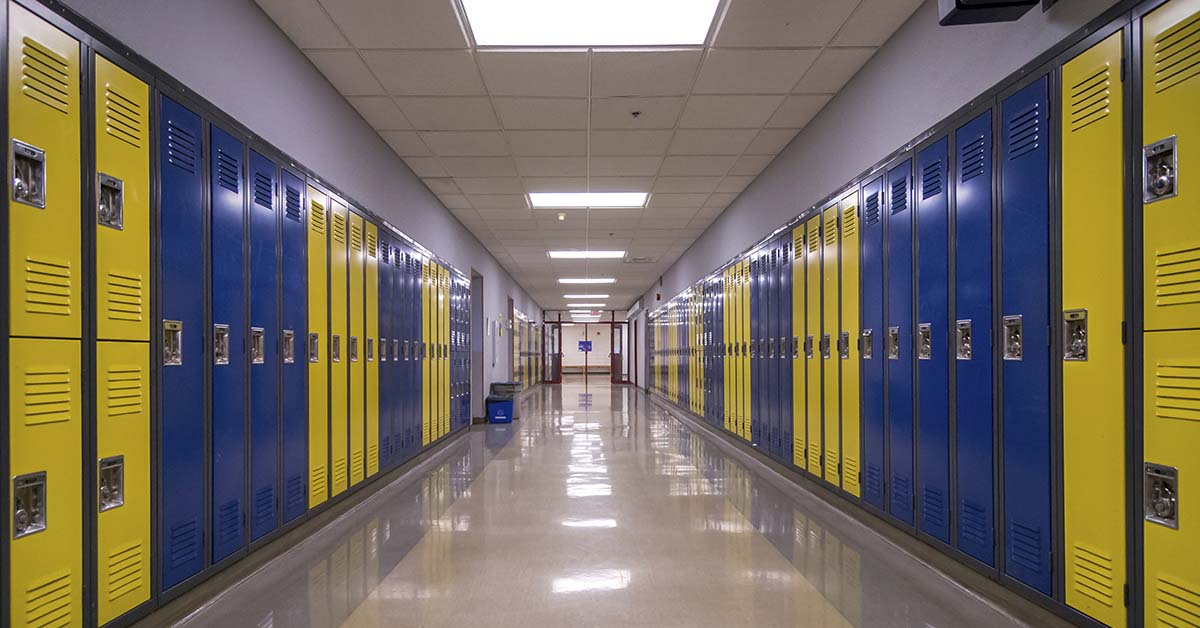 school hallway