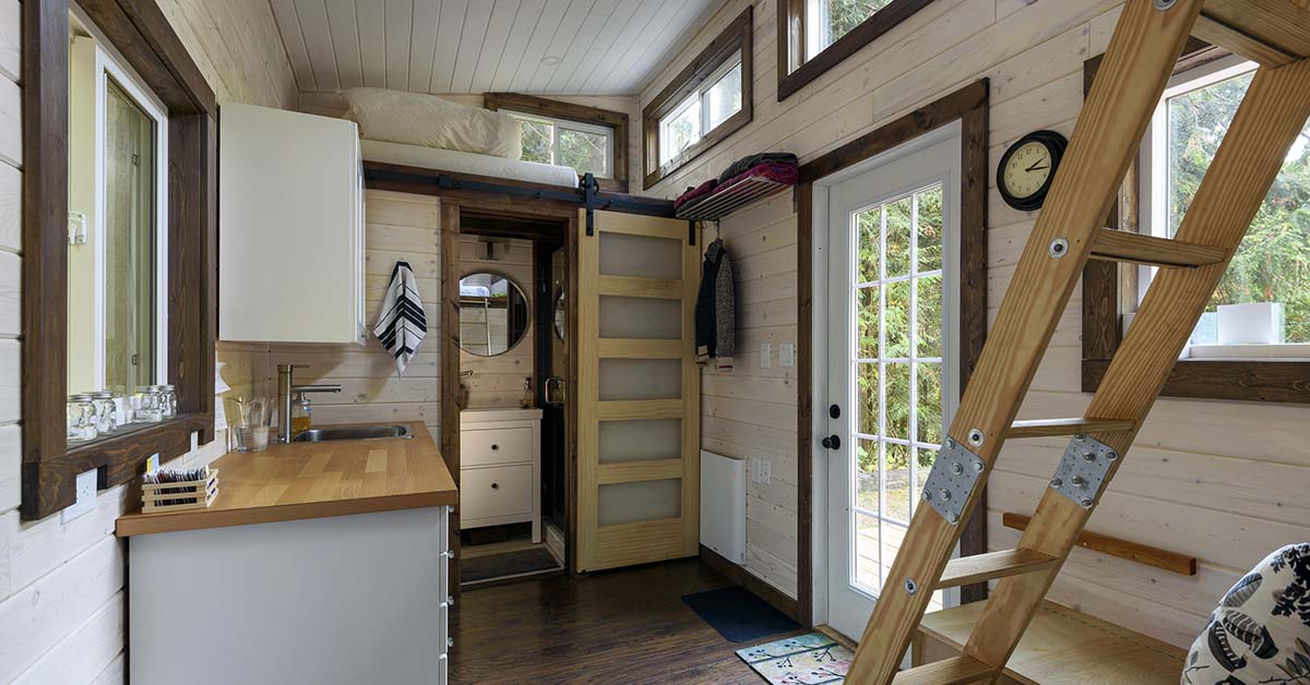 inside a tiny home