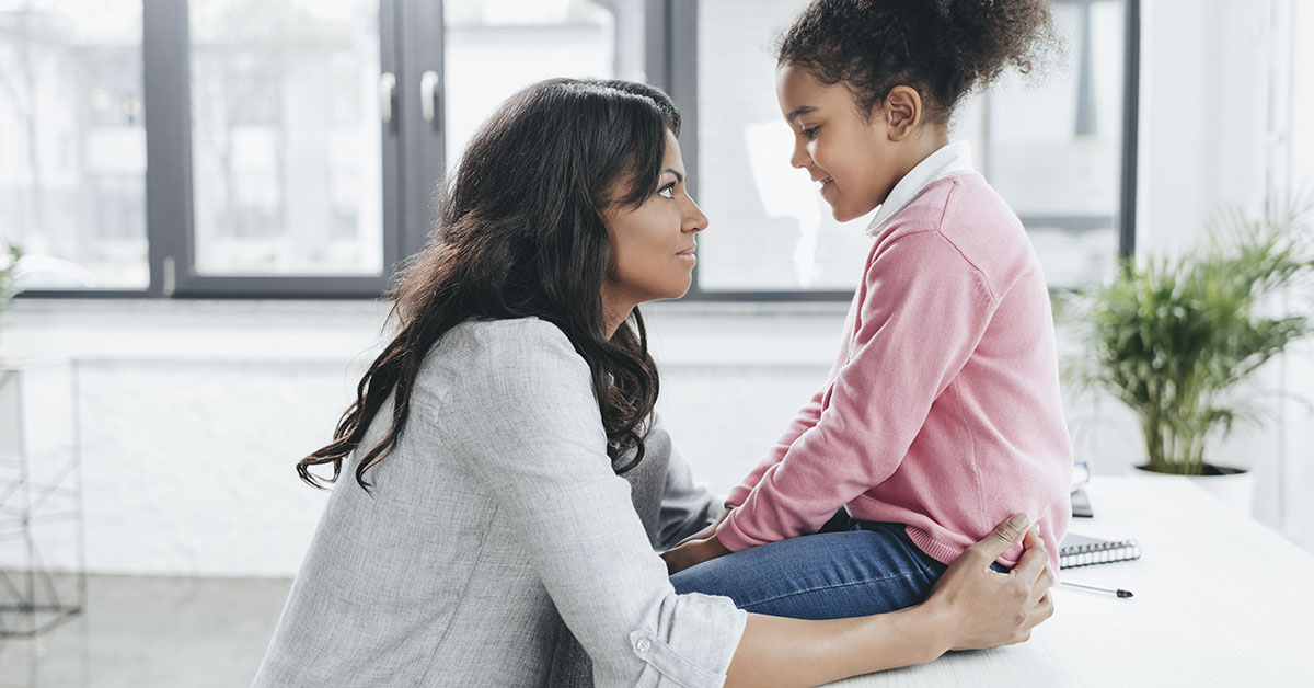 mother and daughter