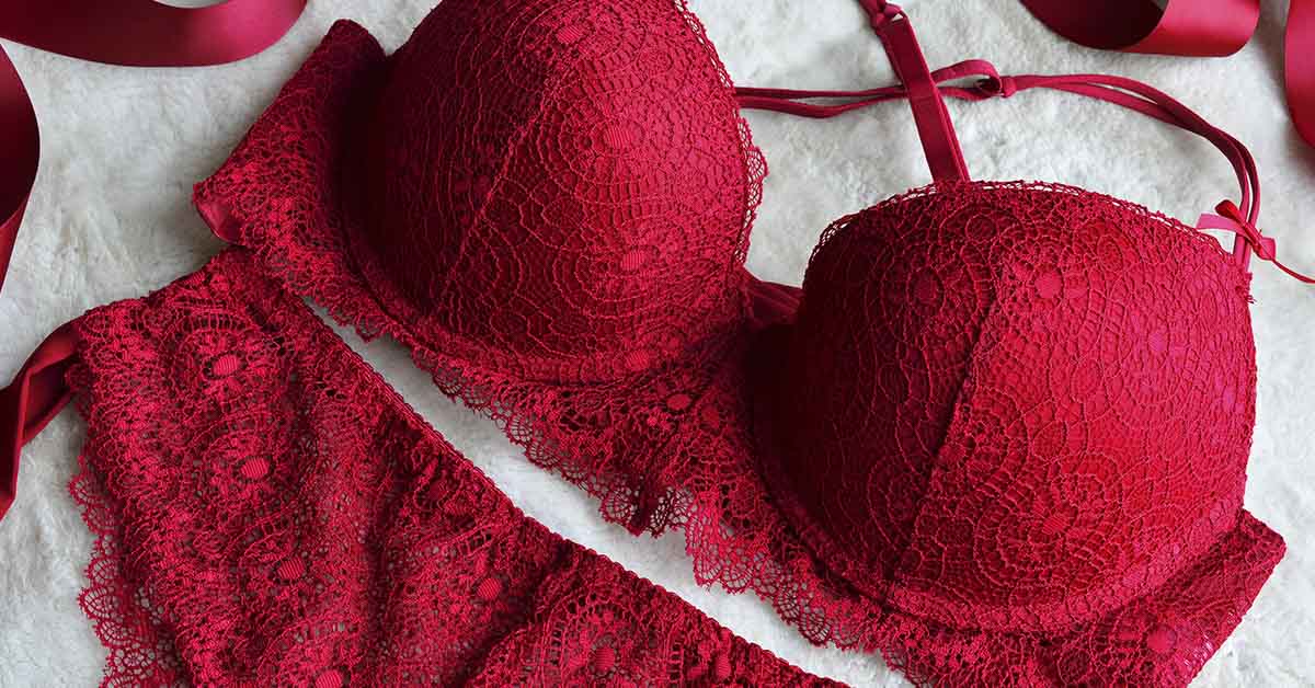 red lingerie