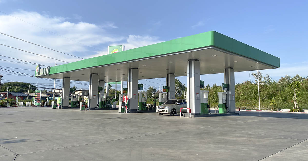 gas station