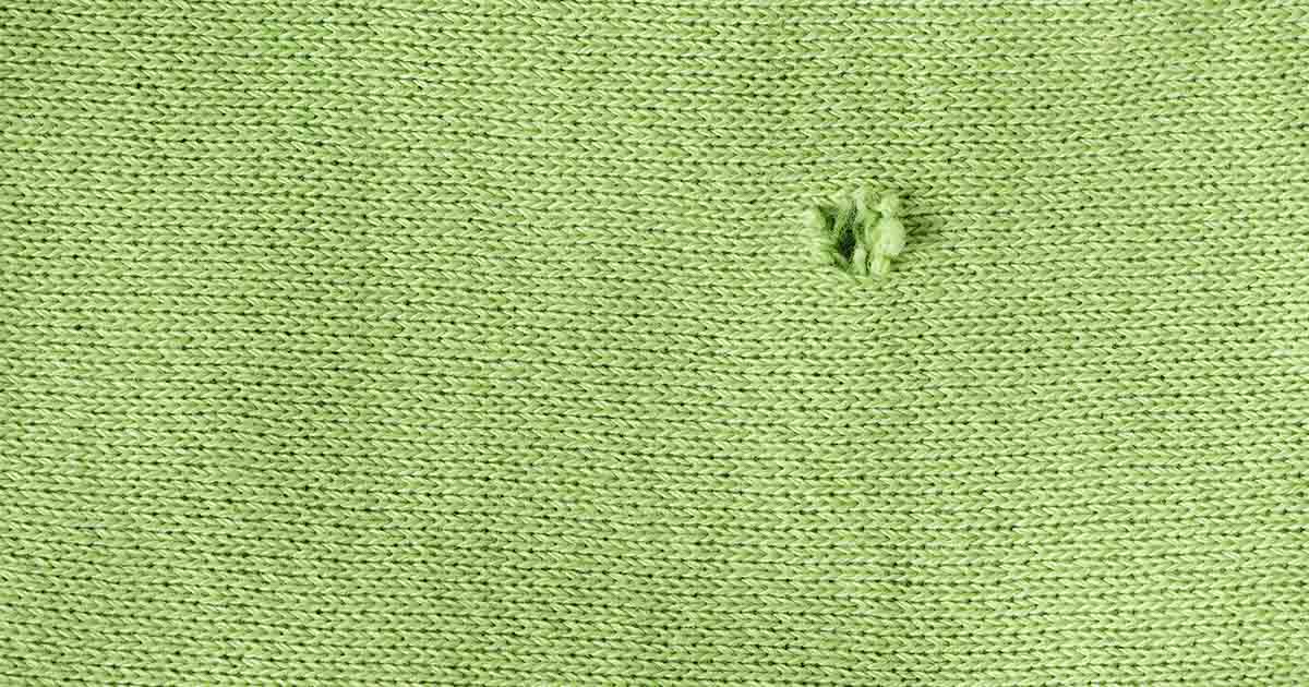 hole in a shirt
