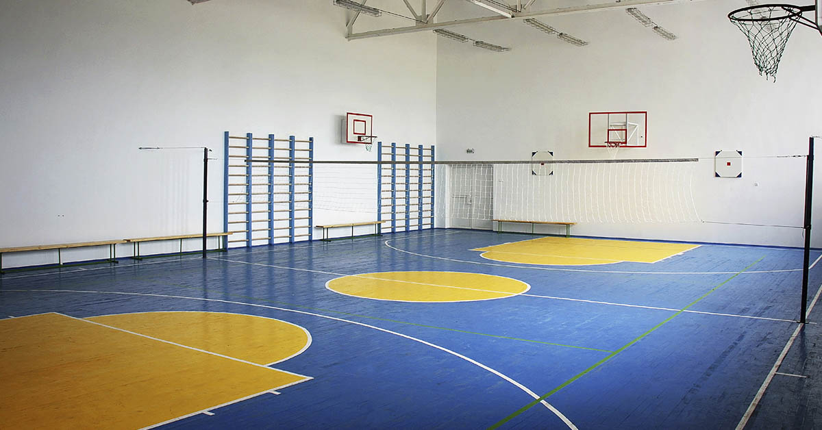 gymnasium in school