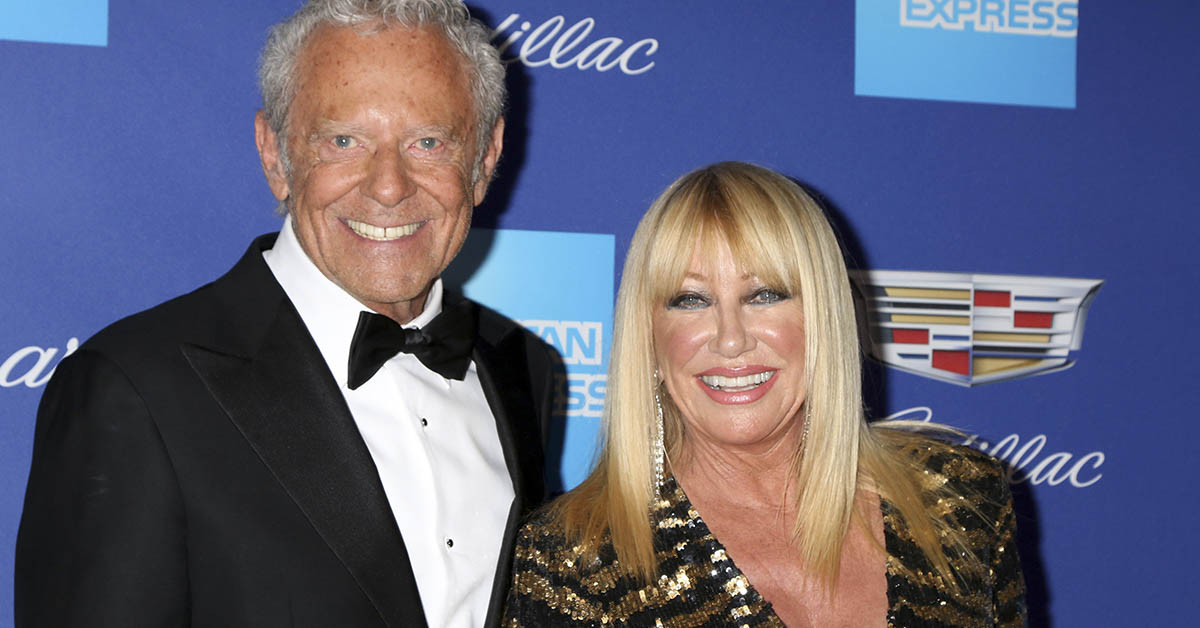 Suzanne Somers and her husband
