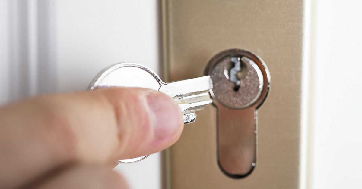 key broken in a lock