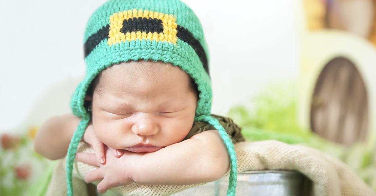 baby wearing Irish inspired hate