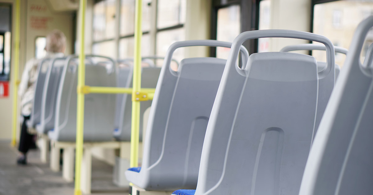 empty bus seats