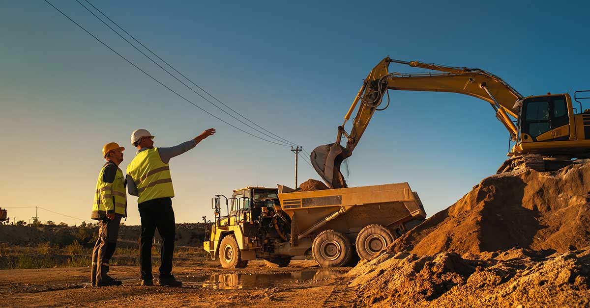 property development crane on site