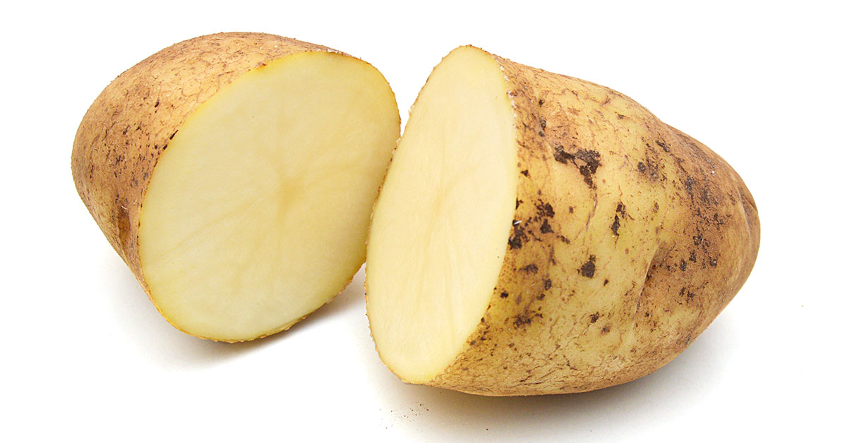 Potato cut in half to Winterize Your Car