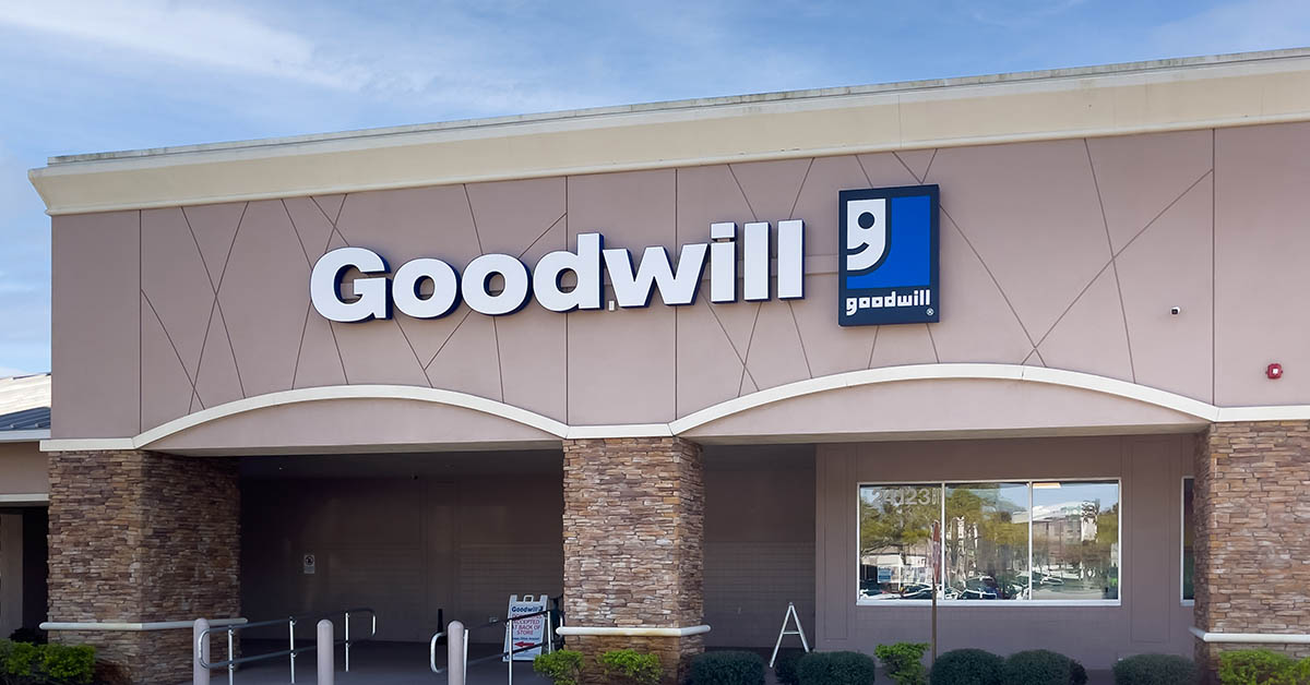 goodwill sign front