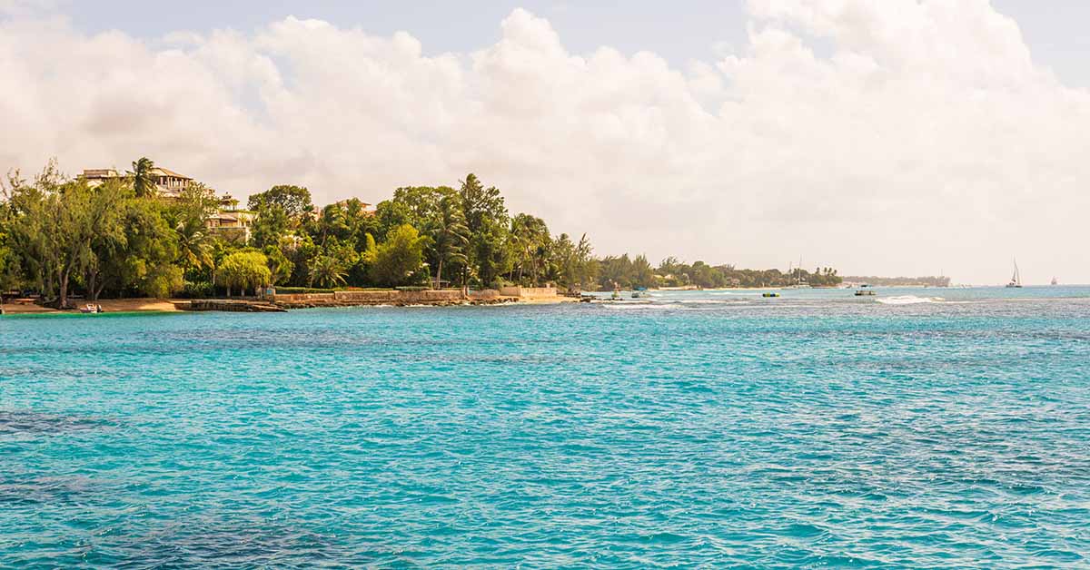 Ocean off the coast of Barbados