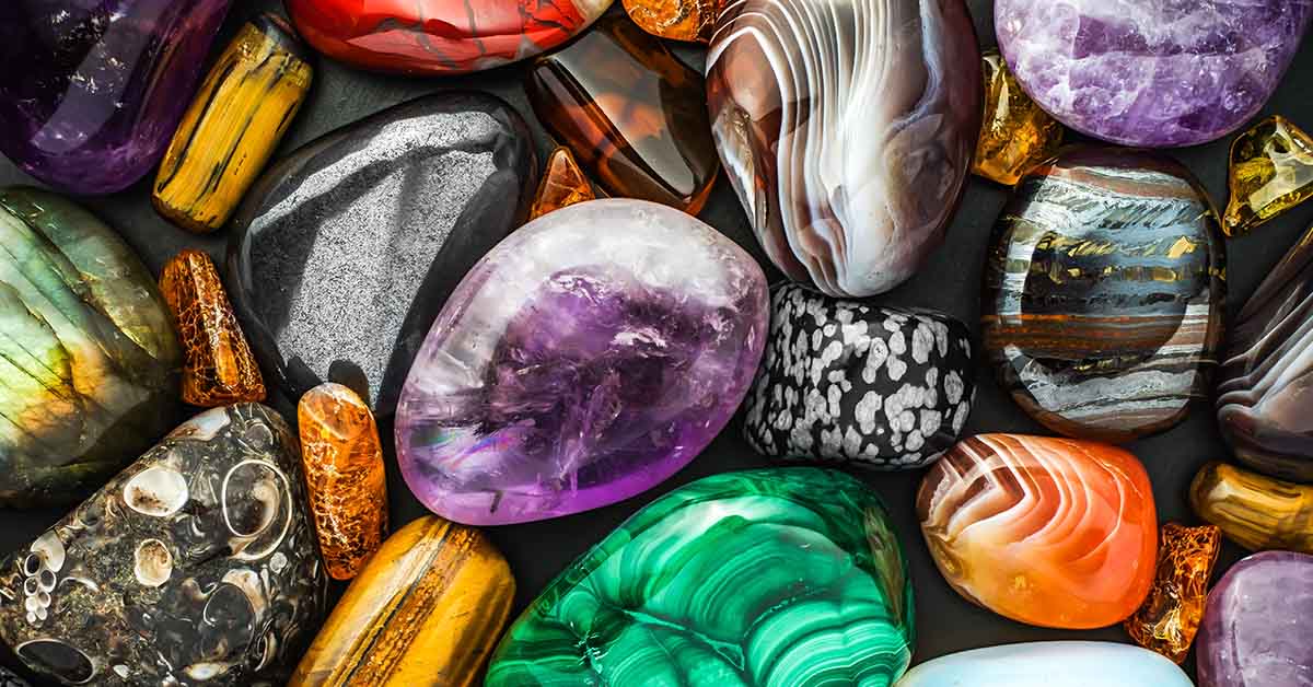 various gems / gemstones