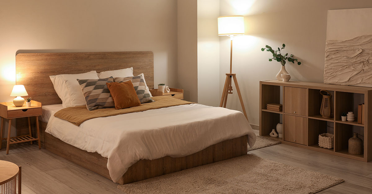 Natural bedroom design