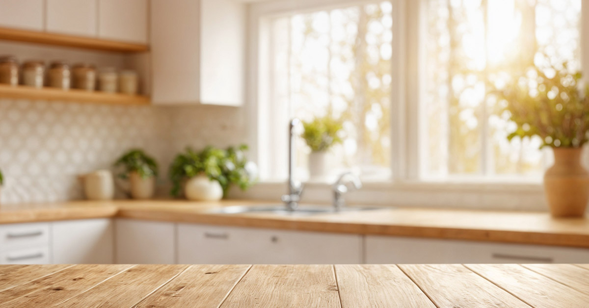clean kitchen