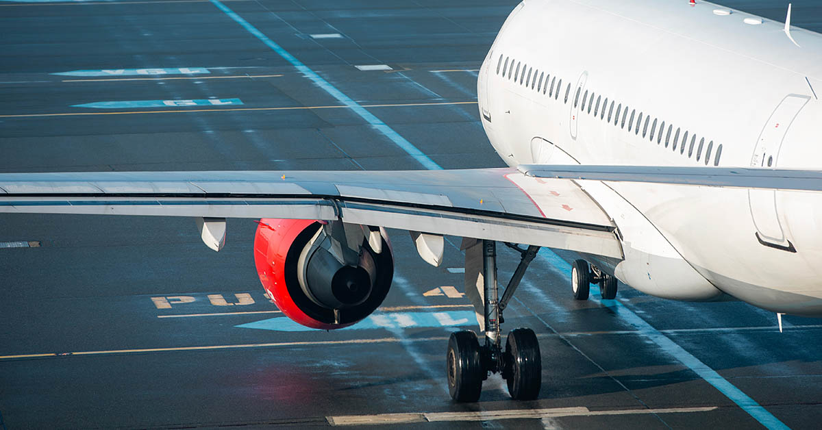 Airplane on Runway