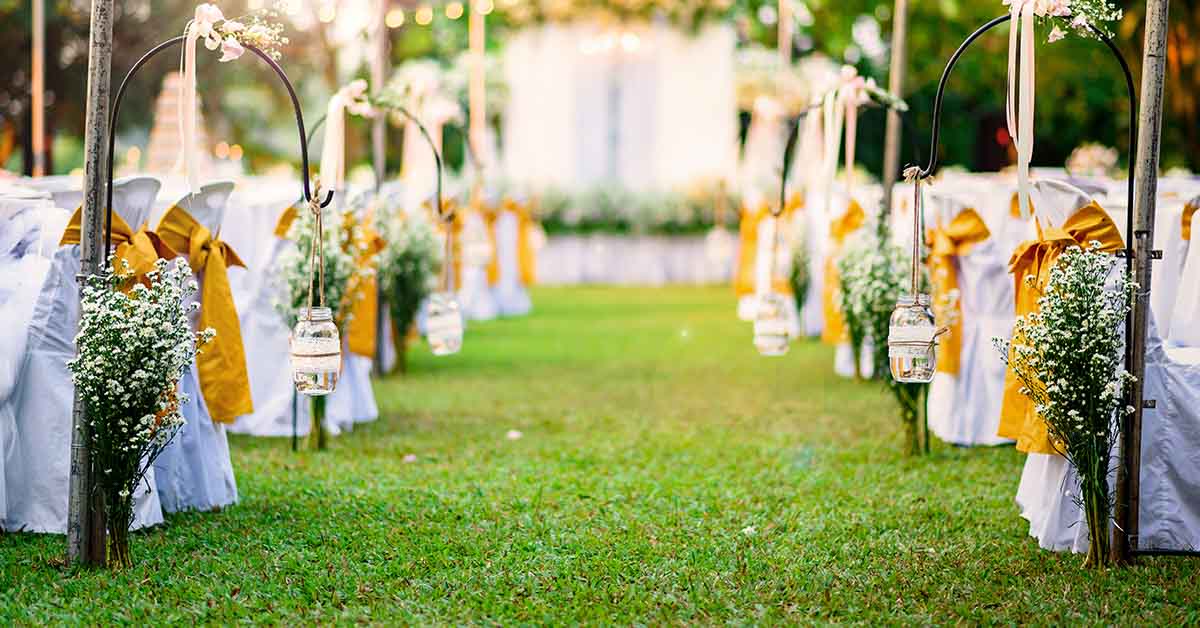 outdoor wedding venue