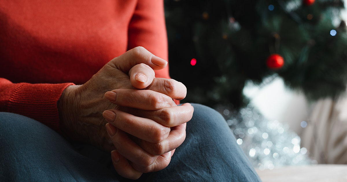 hands clasped