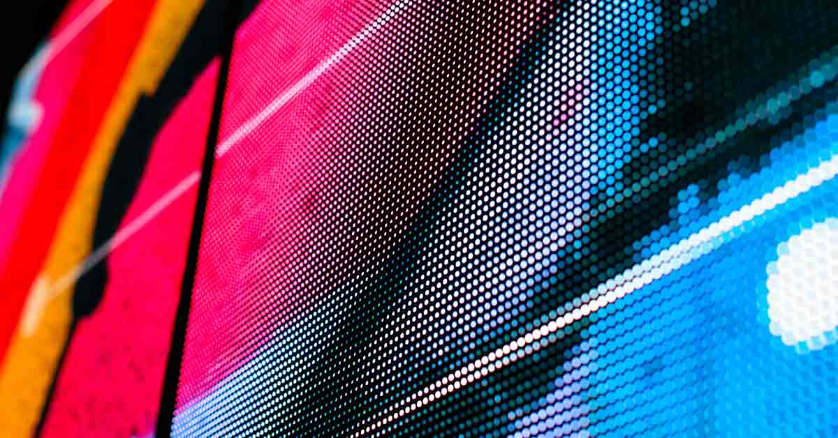 close up of television screen