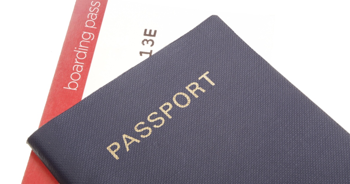 passport and boarding pass